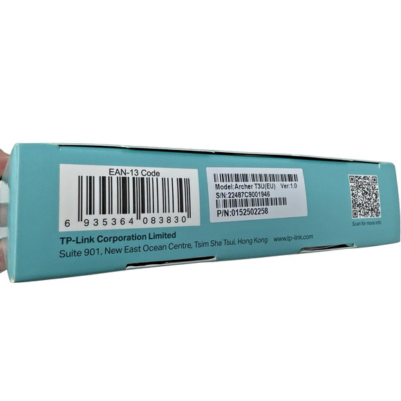 TP-LINK ARCHER T3U Archer AC1300 Mini Wi-Fi Mu Mimo USB Adapter Open Box - Picture 3 of 8